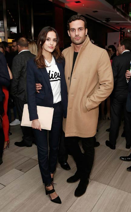 Lucy Watson and James Dunmore at the Eudon Choi show during London Fashion Week in February 2016