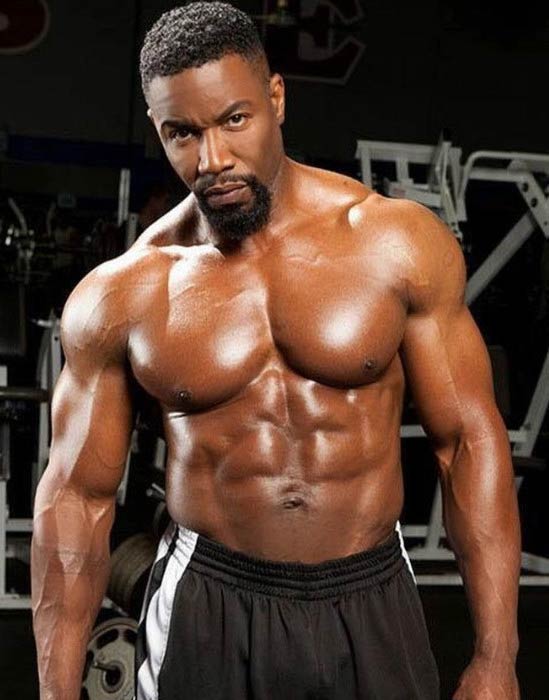 Michael Jai White buffed physique