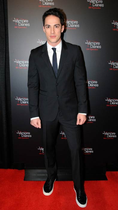 Michael Trevino at The Vampire Diaries’ 100th Episode Celebration in November 2013