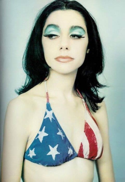 PJ Harvey in a bikini (File Photo)