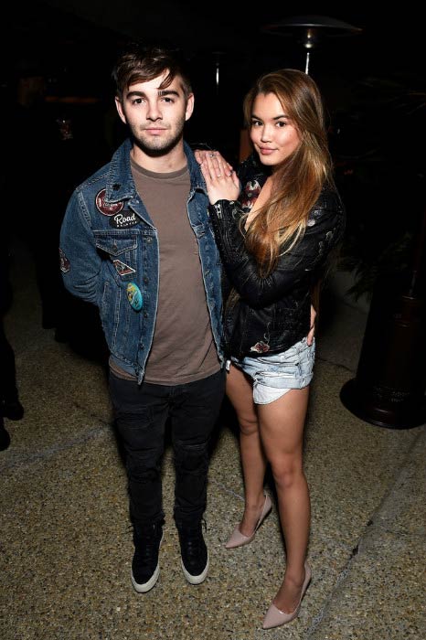 Paris Berelc and Jack Griffo at the E!'s The Arrangement Event in February 2017