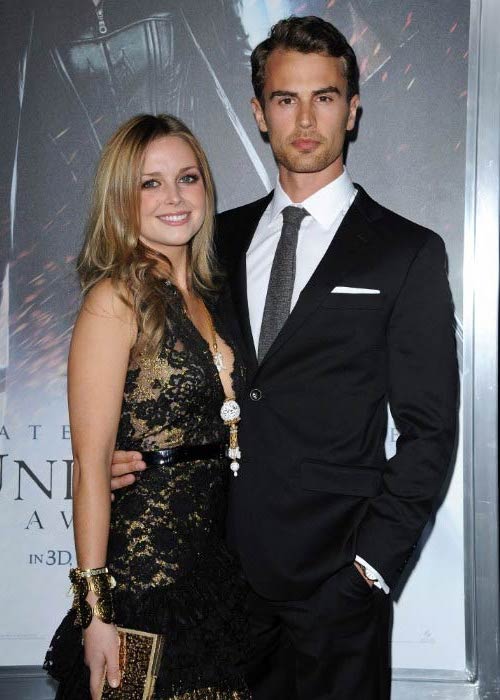 Ruth Kearney and Theo James at the Los Angeles premiere of Underworld: Awakening in January 2012