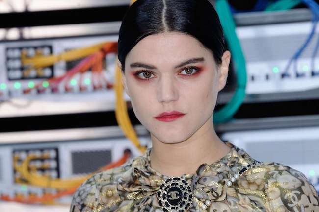 Soko at the Chanel show at the Paris Fashion Week Spring / Summer 2017