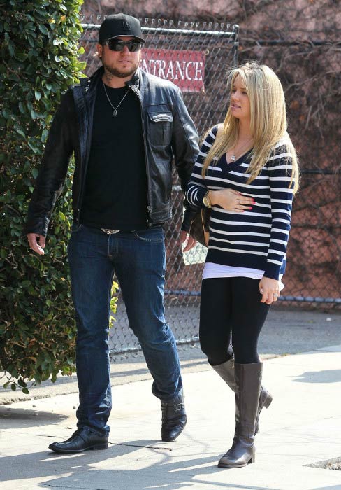 Tiffany Thornton and Chris Carney out for shopping in Los Angeles in March 2012