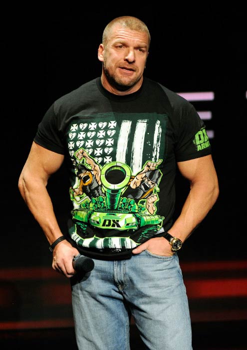 Triple H at the WWE Network Conference at the International CES event in January 2014