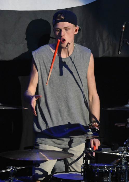 Tristan Evans performing at The Joint inside the Hard Rock Hotel & Casino in Las Vegas in July 2014