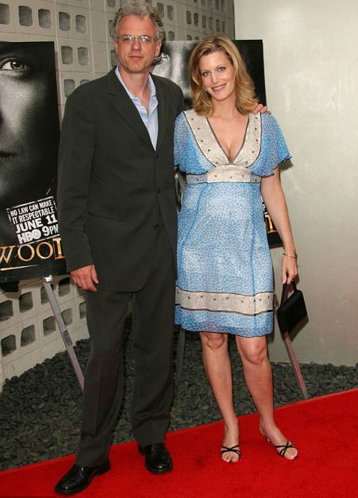 Anna Gunn and Alastair Duncan at the Deadwood season premiere in July 2006