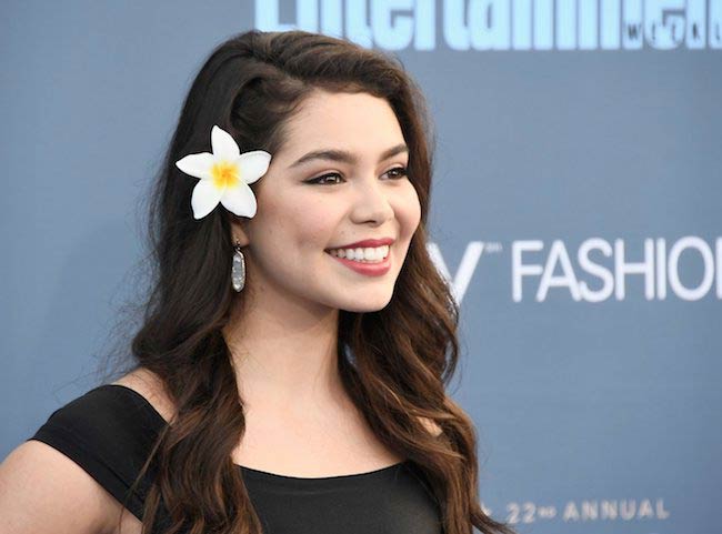 Auli'i Cravalho at the 22nd Critics’ Choice Awards in December 2016
