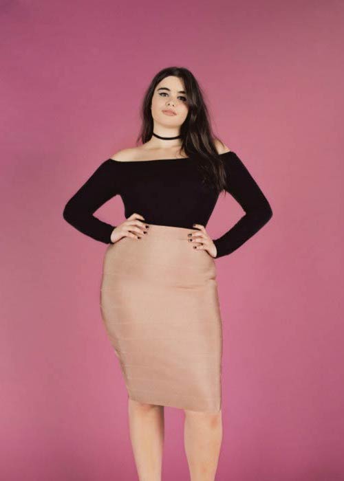 Barbie Ferreira in a promotional photoshoot for Misguided in 2016