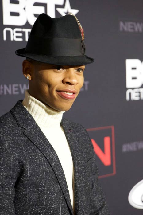 Bryshere Gray at the BET's "The New Edition Story" Premiere Screening in January 2017