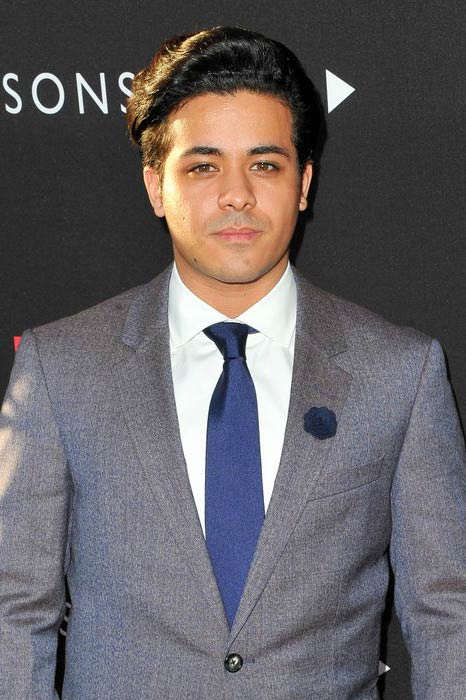 Christian Navarro at the premiere of Netflix's 13 Reasons Why in March 2017
