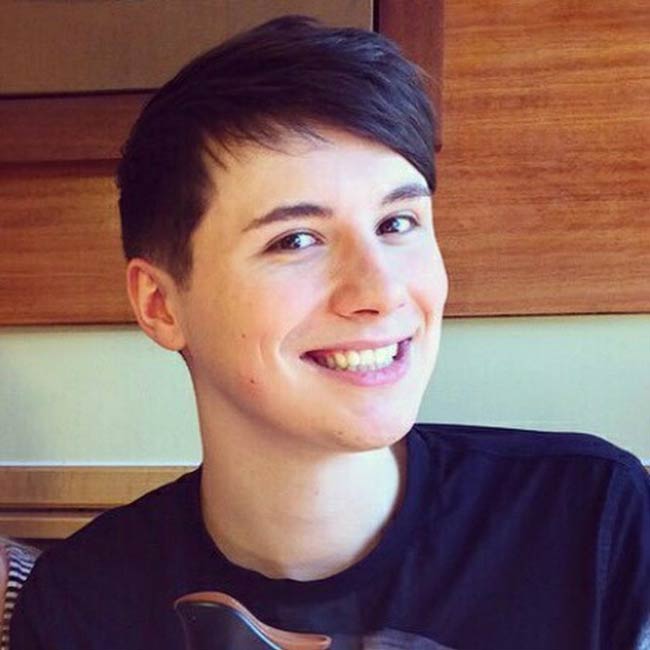 Dan Howell in a picture shared on his social media account in 2016