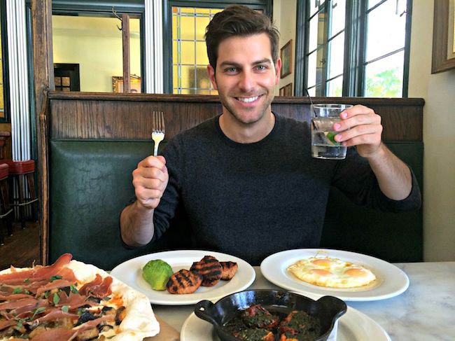 David Giuntoli during an interview for Glamour magazine in Little Dom’s restaurant, Los Angeles in July 2014