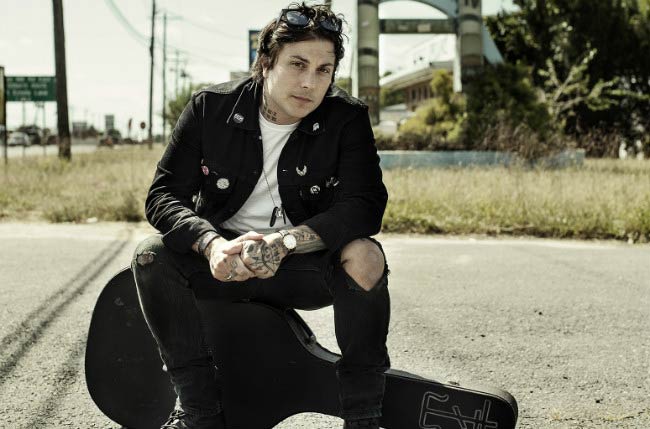 Frank Iero in a photoshoot for Billboard magazine in 2016