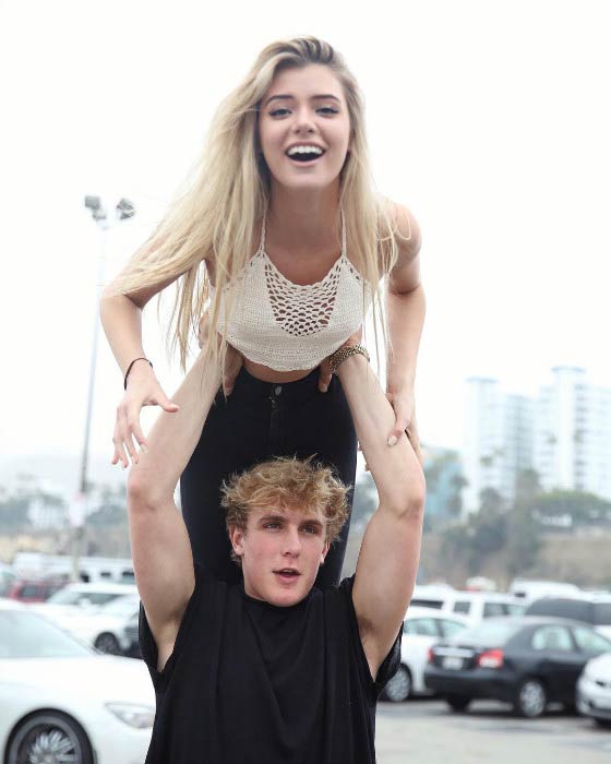 Jake Paul and Alissa Violet as seen in 2016