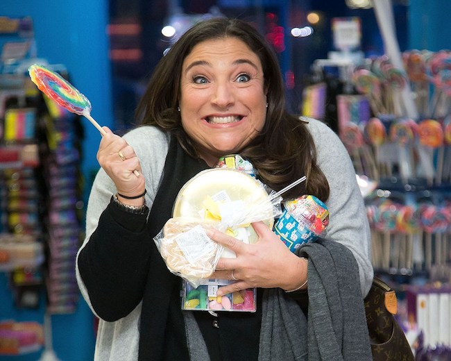 Jo Frost with candies a few years back