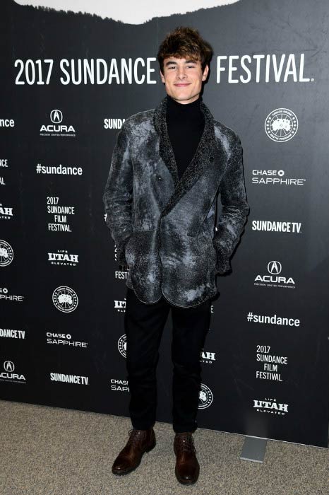 Kian Lawley at the Before I Fall premiere at Sundance Film Festival in January 2017