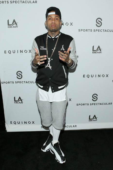 Kid Ink at the Equinox Celebrity Basketball Spectacular event in May 2015