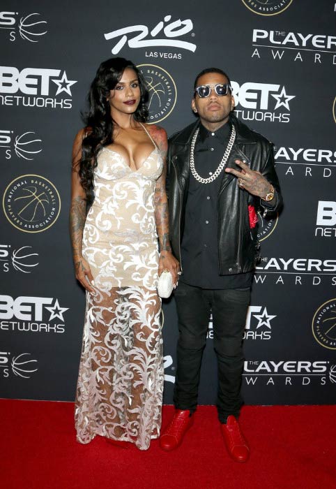Kid Ink girlfriend Asiah Azante at the BET Presents The Players' Awards in July 2015
