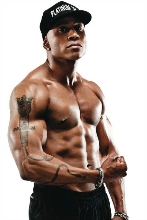 LL Cool J shirtless body in a modeling photoshoot in 2015