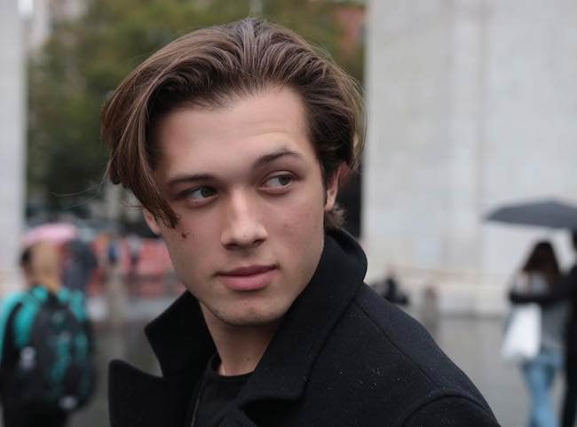Leo Howard during sightseeing in NYC in October 2016