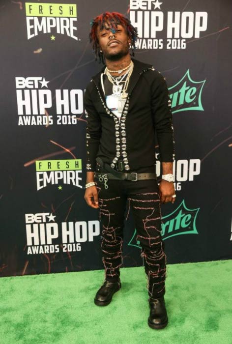 Lil Uzi Vert at the BET Hip Hop Awards in September 2016