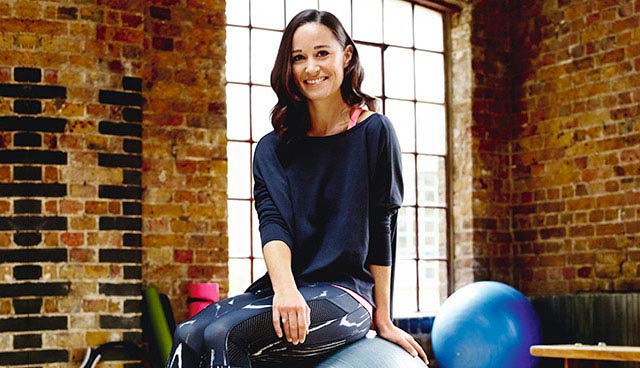 Pippa Middleton in the fitness studio