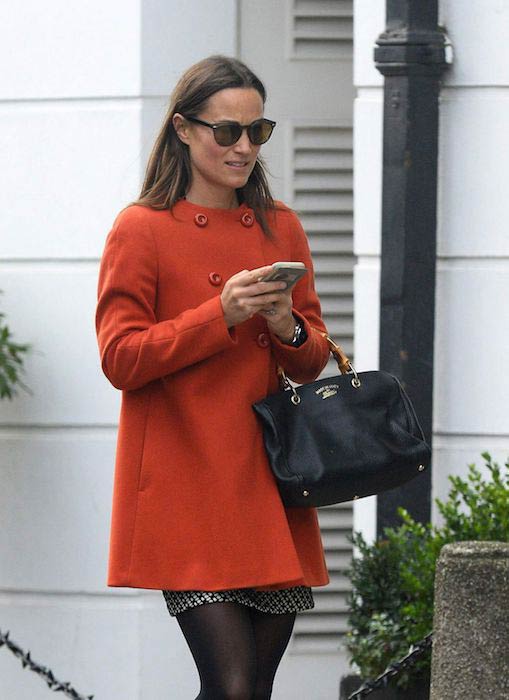 Pippa Middleton out and about in London on November 15, 2016