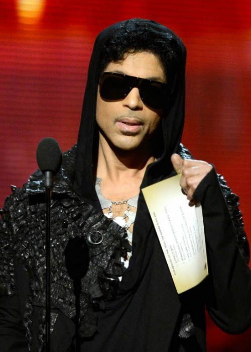 Prince at the 55th Annual GRAMMY Awards in February 2013