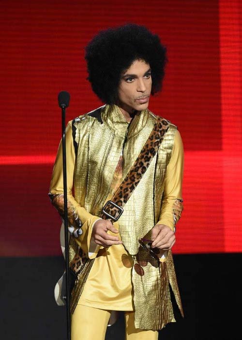 Prince at the American Music Awards in November 2015