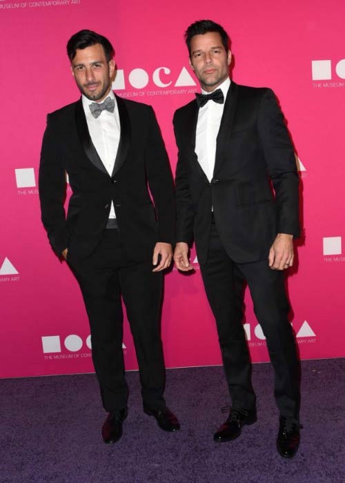 Ricky Martin and Jwan Yosef at the Museum of Contemporary Art annual gala in April 2017