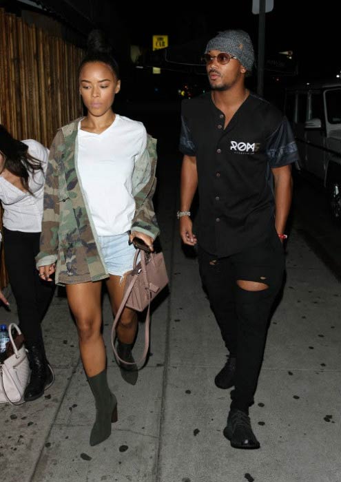 Romeo Miller and Serayah outside Los Angeles hotspot in September 2016