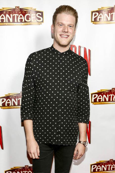 Scott Hoying at the opening night of PIPPIN in October 2014