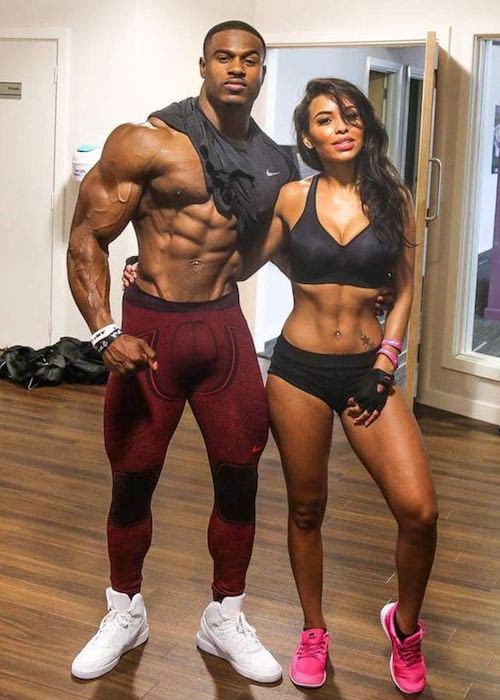 Simeon Panda with girlfriend Chanel Coco Brown