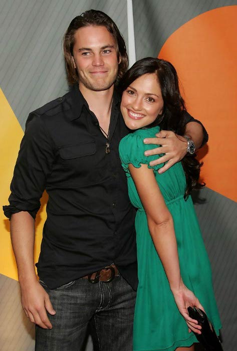 Taylor Kitsch and girlfriend Minka Kelly at the NBC Upfronts event in May 2007