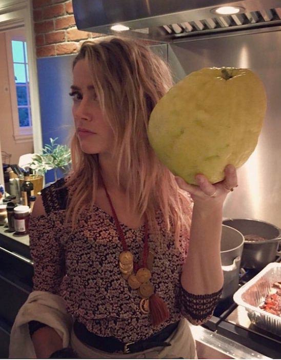 Amber Heard giant lemon