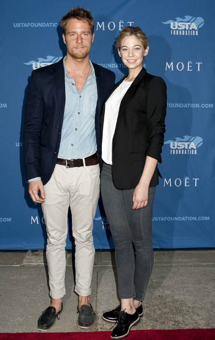 Analeigh Tipton and Jake McDorman at the USTA foundation event before US Open in August 2014