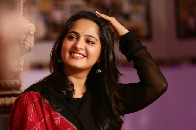 Anushka Shetty at the promotional event for Rudramadevi in 2015