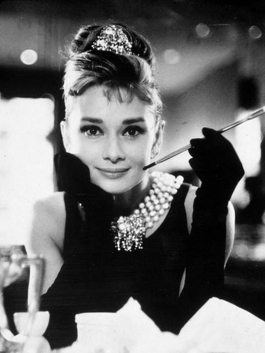 Audrey Hepburn in a still from her iconic movie, Breakfast at Tiffany’s