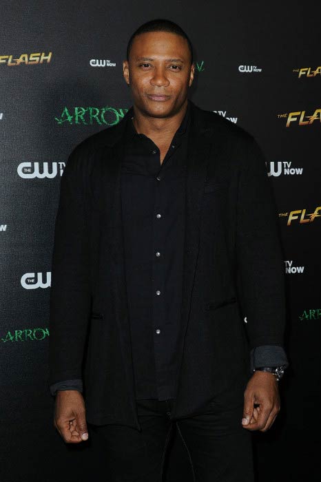 David Ramsey at the special screening for The CW's Arrow and The Flash in November 2014