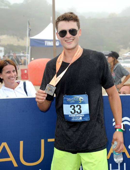 Dylan Efron at the Nautica Malibu Triathlon presented by Equinox in September 2016