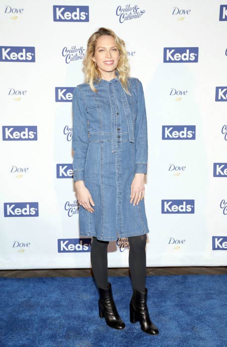 Erin Foster at the Create & Cultivate 100 event in January 2017