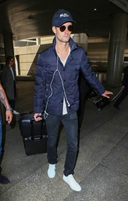 Evan Spiegel at the LAX Airport in Los Angeles in July 2016