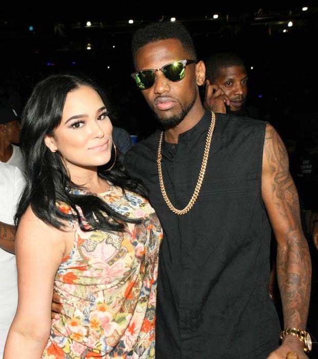 Fabolous and Emily Bustamante at the D'USSE VIP Riser + Lounge At On The Run Tour in July 2014
