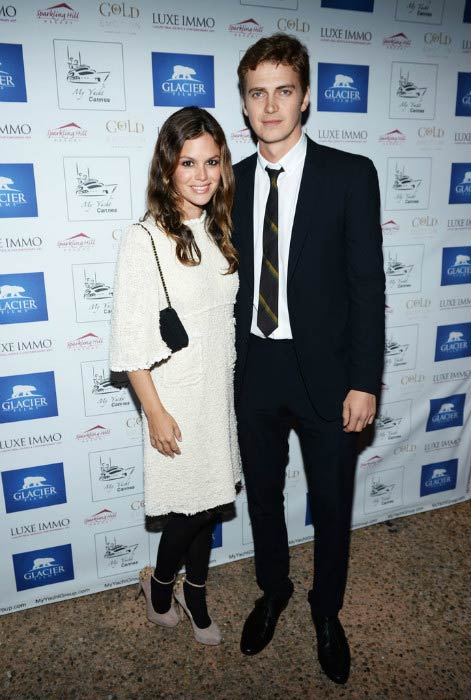 Hayden Christensen and Rachel Bilson at the Glacier Films launch party in May 2013 in Cannes, France