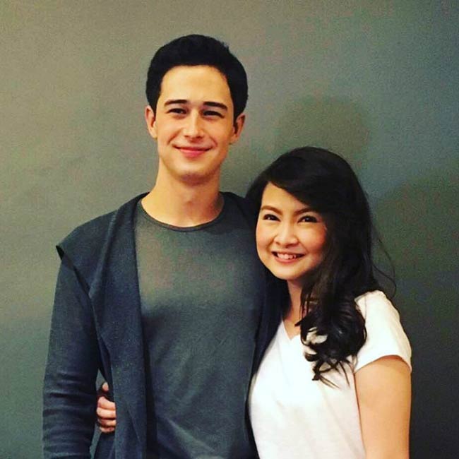 Ivan Dorschner and Barbie Forteza at the Meant to Be event in 2017