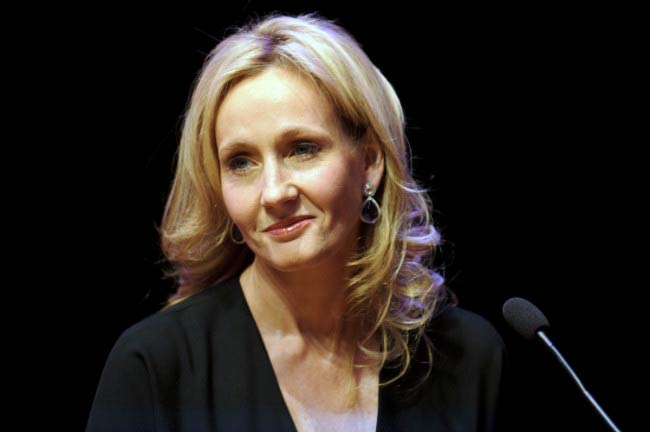 J. K. Rowling at the photocall for her book, The Casual Vacancy in September 2012