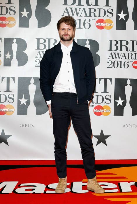 Jay McGuiness at the 2016 BRIT Awards