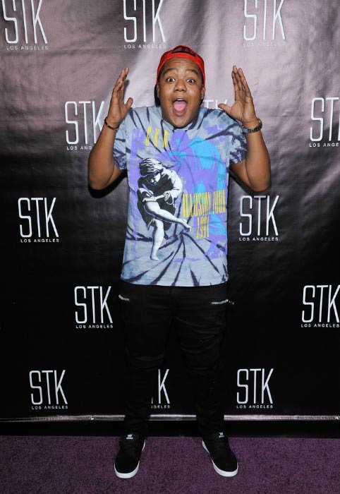 Kyle Massey at the STK Los Angeles Anniversary Party in August 2016