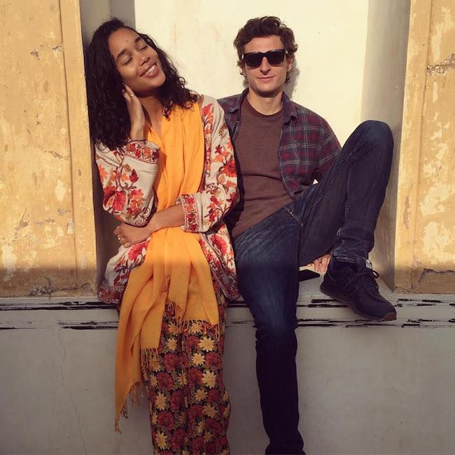 Laura Harrier during a vacation to Jaipur, Rajasthan, India with boyfriend Gabriel Florenz in January 2016